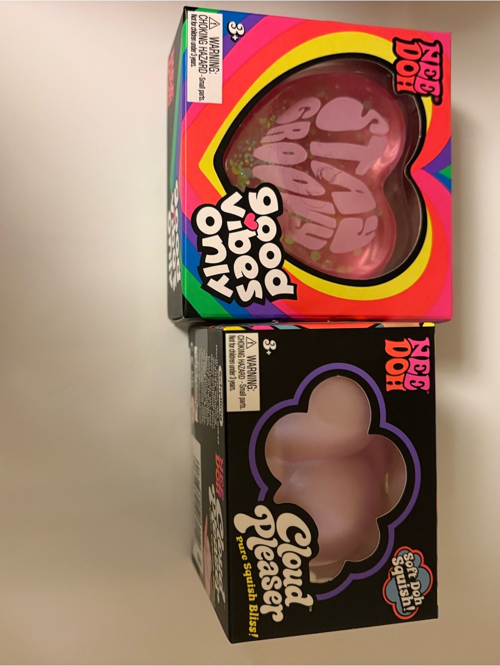 NWT Nee DOH Cloud Pleaser & Good Vibes Only Heart Squish Set